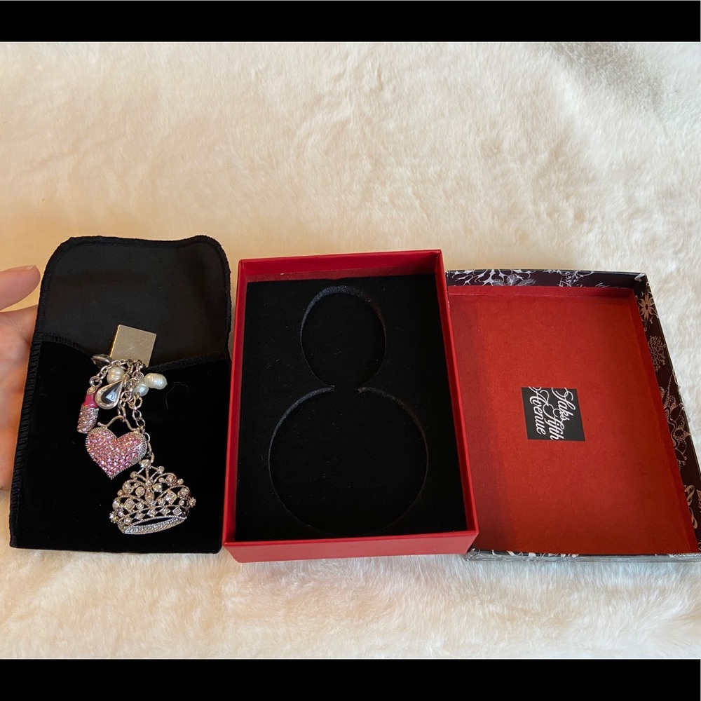 Swarovski Crystal Queen Pocket Mirror - Picture 7 of 9